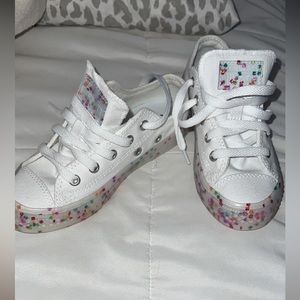 KIDS size 12 - CONVERSE all star - sneakers - White